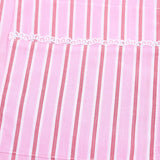 Bonnyshow  Women's Versatile Collar Striped Shirt with Belt Casual Pants Spring New Style Three Piece Set