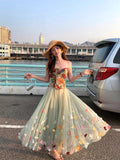 Bonnyshow  French Elegant 2 Piece Sets Women Casual Y2k Crop Top Vest + Midi Skirts Evening Party Clothing Beach Style Vintage Dress Sets