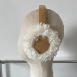 Bonnyshow Korea Women's Wool Warm Earmuffs Solid Plush Outdoor Skiing Cycling Windproof Cold Ear Muffs Women Anti-freezing Earmuffs Winter