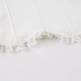 Bonnyshow  Floral Embroidery Summer Camisole Backless Slim Sexy Hottie Casual Sleeveless Crop Tops Basic Streetwear Clothings