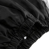 Bonnyshow  Black Mesh See Through A-line Skirt Women Streetwear Fashion Elastic Waist Maxi Skirts Summer Simple Casual Sexy Long Skirt New