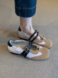 Bonnyshow  Flats Women's Sports Shoes Fashion Sneakers Casual Shallow Loafers Shoes 2025 Summer Walking Ballet Trend Sneakers Women