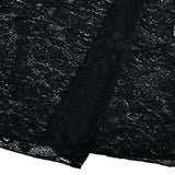 Bonnyshow  Sexy Strapless Transparent Lace Wers Women Maxi Backless Evening Dress Female Autumn New Elegant Party Clubwear
