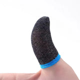 Bonnyshow 10Pcs Mobile Phone Finger Cuff Fibroid Mobile Game Touch Screen Fiber Breathable And Sweat Resistant Walking Game Finger Cuff