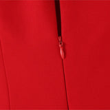 Bonnyshow  Sexy Red Halter Dress Women Slim Low Waist Spliced 3D Flower Swing A-lined Backless Short Dresses Summer Robe
