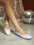 Bonnyshow  Spring new soft leather ladies shoes Retro Elegant Mary Jane footwear Casual versatile single shoe Women's fashion comfort shoes