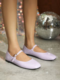 Bonnyshow  Spring new soft leather ladies shoes Retro Elegant Mary Jane footwear Casual versatile single shoe Women's fashion comfort shoes