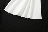 Bonnyshow  Sweet Women Dress Elegant Style Y2K Sexy Cleavage Chest Wrap Backless Loose Ruffles Gown Girl Prom Trend Long Bodycon