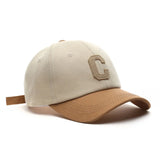 Bonnyshow Kpop Letter C Embroidery Women Baseball Cap Korean Hip Hop Men Peaked Cap Adjustable Unisex Snapback Sun Hats Gorras