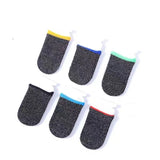 Bonnyshow 10Pcs Mobile Phone Finger Cuff Fibroid Mobile Game Touch Screen Fiber Breathable And Sweat Resistant Walking Game Finger Cuff