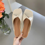 Bonnyshow  Flats Slippers Women Open Toe Sandals Summer Flip Flops Casual Shoes 2025 Trend Dress Party Shoes Woman Slides Designer
