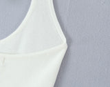 Bonnyshow  3 COLORS Sexy Knitting Tie Bow Halter Collar Dress Women Lacing Up Bow Belt Skinny Package Hips Short Knit Dresses Tank Robe