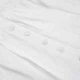 Bonnyshow  Embroidery Solid French Elegant Dress Sexy Hook Bodycon Vintage Sleeveless Clothings Elastic Chic Vacation Outfits
