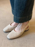 Bonnyshow  Ladies Shoes 2025 Fashion Shallow Women's High Heels New Slip-on Casual Hot Sale Soft Bottom Best Seller Flat Low Heels Zapatos