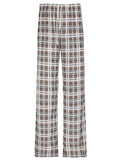 Bonnyshow  Streetwear Drawstring Plaid Pants Elastic Waisted Fashion Casual Sweatpants Harajuku Aesthetic Y2K Straight Pants