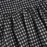 Bonnyshow  Fashion Slim Fit Square Neck Camisole Dresses Summer Plaid A-Line Sweet Cute Basic Causal Blouses