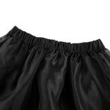 Bonnyshow  Black Mesh See Through A-line Skirt Women Streetwear Fashion Elastic Waist Maxi Skirts Summer Simple Casual Sexy Long Skirt New