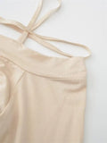Bonnyshow  Sexy Strapless Blouse One-shoulder Slim Long-sleeved T-shirt Female