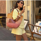 Bonnyshow  Casual Knitted Shorts Sets 2 Pieces Women Lapel Half Sleeve Single Breasted Shirts Hollow Out Short Pant 2025 Summer Beach Suits