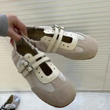Bonnyshow  Flats Women's Sports Shoes Fashion Sneakers Casual Shallow Loafers Shoes 2025 Summer Walking Ballet Trend Sneakers Women
