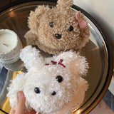 Bonnyshow Winter Thickened Warm Plush Puppy Earmuffs Earplugs Windproof Women's Ear Warm Plush Earmuffs Warm Headphones Accessories Gifts
