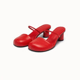 Bonnyshow  New High Heels Women Slippers Chunky Mules Shoes 2025 Trend Slingabck Sandals Summer Designer Sexy Woman Pumps Zapatillas Mujer