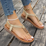 Bonnyshow  Women Shoes Sandals Comfort Sandals Summer Flip Flops Fashion High Quality Flat Sandals Gladiator Sandalias Mujer Femme