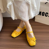 Bonnyshow  New Spring Butterfly-knot Women Ballet Shoes Fashion Outdoor Dress Shoes Female Street Style Soft Sole Flats Shoes