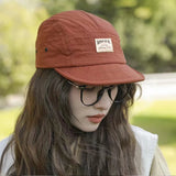 Bonnyshow Retro Quick-drying Baseball Cap Women Men Summer Breathable Thin Sun Hat Hip-hop  Soft Top Short Brim Snapback Caps