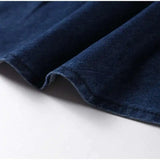 Bonnyshow  Lapel Hollowed Out Women Jeans Dresses Sexy Stand Collar Metal Button Open Waist Sleeveless Split Spring Autumn Lady Denim Dress