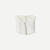 Bonnyshow  Casual Stripe Halter Tank Pants Set Women Beach Sleeveless Backless Top Straight Trousers 2025 Summer Holiday Lady Suit New