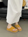 Bonnyshow  Designer Flat Thong Sandals Women's Shoes Outer Summer Slippers Beach Roman Sandals Women