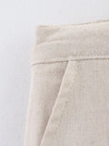Bonnyshow  Versatile Loose High Waisted Casual Shorts Women 2025 Summer pantalones cortos