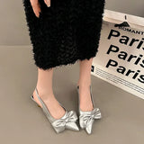 Bonnyshow  Fashion Women Sandals Party Pumps Thin High Heels Elastic Band Black White Rose Summer Shoes Woman Ladie Pumps  high heels