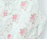 Bonnyshow  Summer 2025 Floral Print Boho Dress Women Front Lace Up Bow O Neck A-line Midi Tank Dresses Elegant Lady Vacation Party Robe