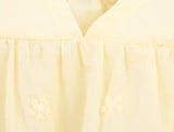 Bonnyshow  Sexy Adjustable Spaghetti Straps V Neck Embroidery Camis Women Yellow Holiday Summer Tops 2025 Streetwear Crop Top
