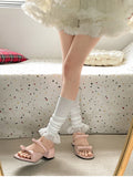 Bonnyshow  Designer Summer Thick Heel Women Slippers Fashion Butterfly-knot Ladies Outdoor Dress Slides Sandalias