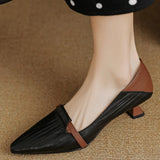 Bonnyshow  New Women Heels Loafers Footwear Elegant Slingback Pointed Slip on Party Lady Pumps Shoes Fashion Comefortable Zapatos De Mujer