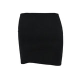 Bonnyshow Black Sexy Skirt Women's New Summer Sweet Fashion Sexy Lace Mini Skirt Slim Casual Solid Streetwear Party Elegant Female Skirt