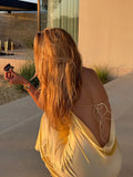 Bonnyshow  Sexy Backless Off Shoulder Lace-up Yellow Satin Dress Women Fashion Sleeveless Bodycon Midi Dresses Summer New Beach Party Robe