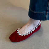 Bonnyshow  Fashion Shallow Women Ballet Flats Shoes Casual Female Slip On Footwear Designer Shallow Women Comfort Soft Sole Flats Shoes