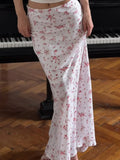 Bonnyshow  Summer Print Women's Skrit Floral Sheath Regular Causal Basic Slim Fit Beach Style Elegant Female Vestidos