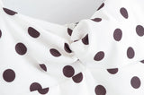 Bonnyshow  Elegant Women Polka Dot Short Dress Sleeveless Sweetheart Neck Pleated Hem A-line Dresses Summer Lady Chic Party Vestidos