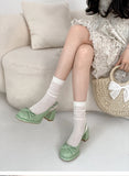 Bonnyshow  Summer Cover Toe Women Sandals Fashion Thick Heel Singbacks Mules Shoes Ladies Outdoor Gladiator Sandalias