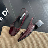 Bonnyshow  Summer Fashion Cover Toe Women Sandals Causal Street Style Dress Singbacks Mules Shoes Zapatos De Mujer