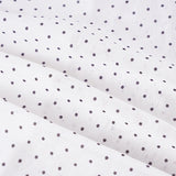 Bonnyshow  Shirred Slim Waist Top Summer Sexy Translucent Turtleneck Mesh T-shirt Polka Dot Printed Short Sleeve Tops Streetwear