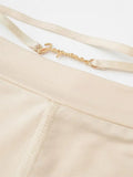 Bonnyshow  Sexy Strapless Blouse One-shoulder Slim Long-sleeved T-shirt Female