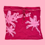 Bonnyshow  Fashion Personality Street Casual Wear Sexy Baby Y2K Hawaiian Beach Holiday Tube Top Women Vest Vintage Printed Sleeveless Tanks