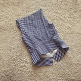 Bonnyshow  plaid shirt women sleeveless V-neck buttons down chic shirt cotton spring summer tops