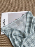 Bonnyshow  Fashionable Irregular Mini Dress Female Clothing Plaid Summer New Swinging Collar Drawstring Hotsweet Sleeveless Vintage Dresses